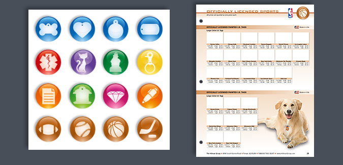 KMS Creative Design process for catalog design step 2